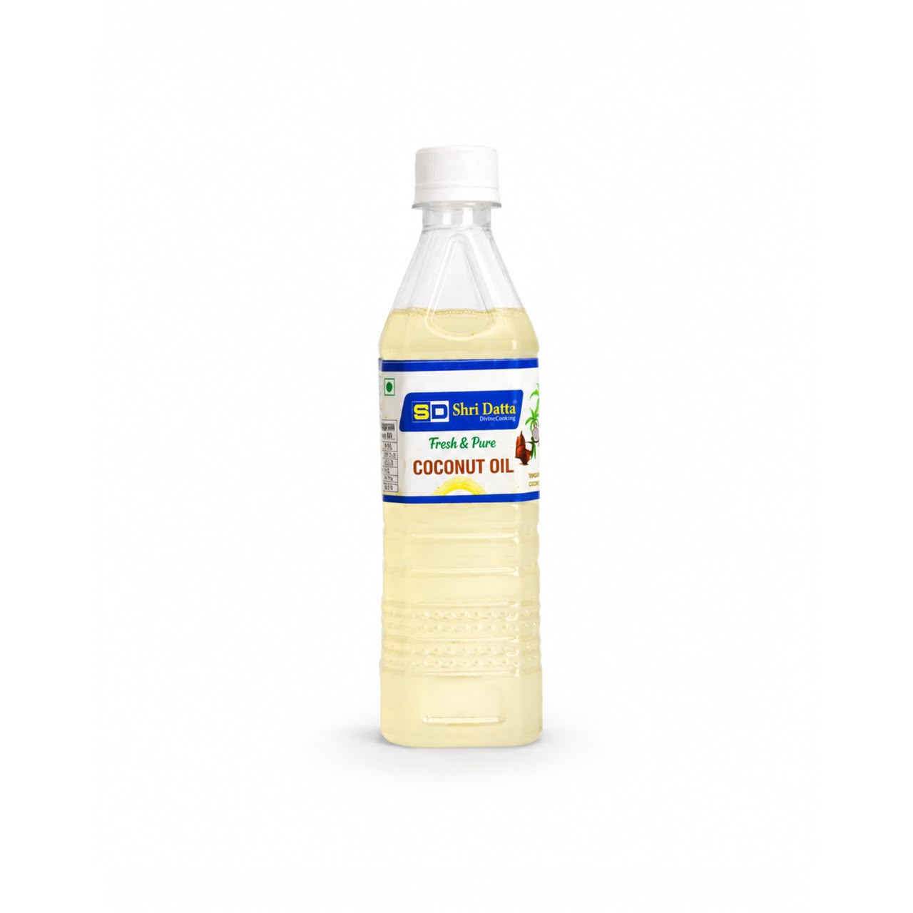 Sri Datta fresh and pure coconut oil bottle